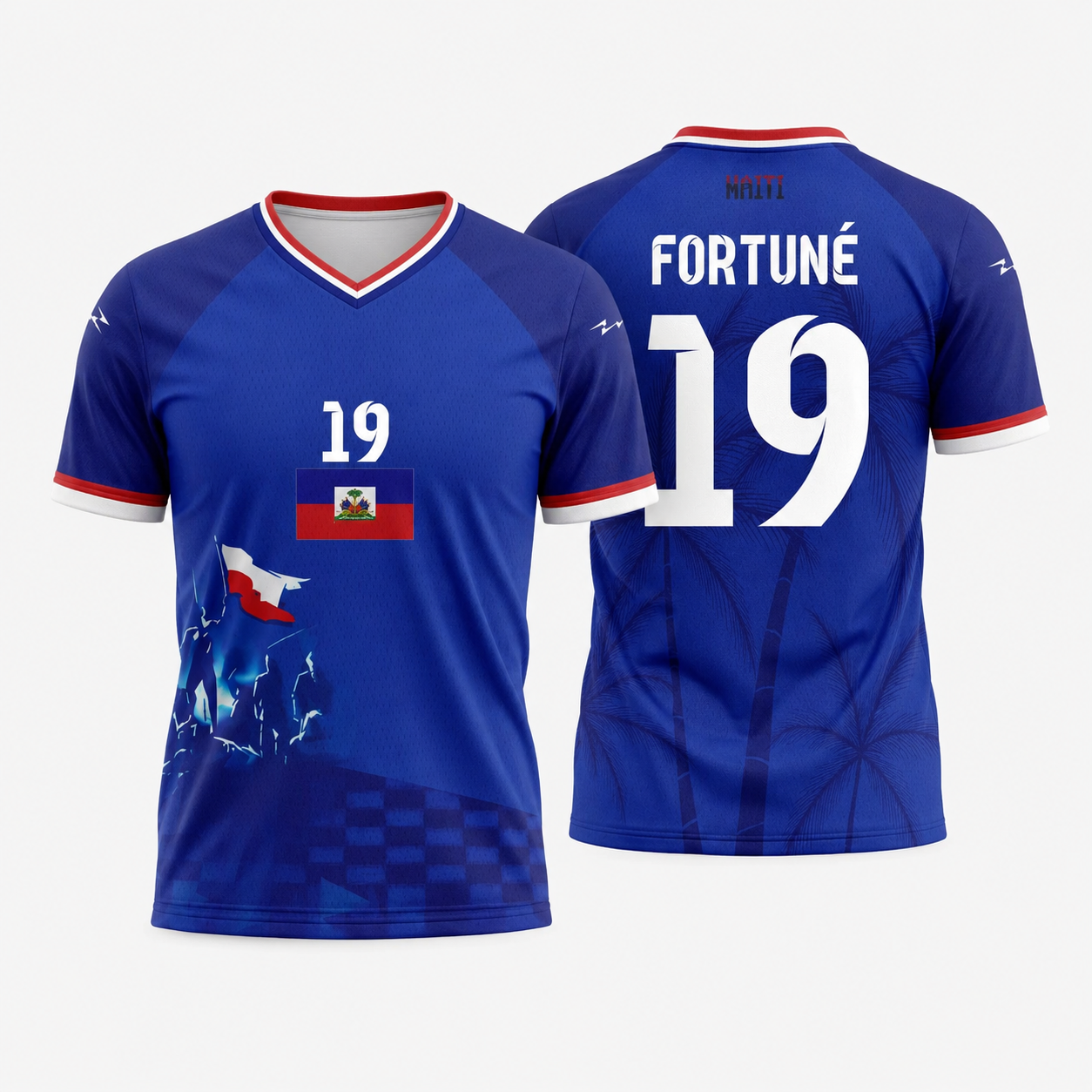 Custom Haiti Soccer Jersey 2026 - World Cup Fan Gear