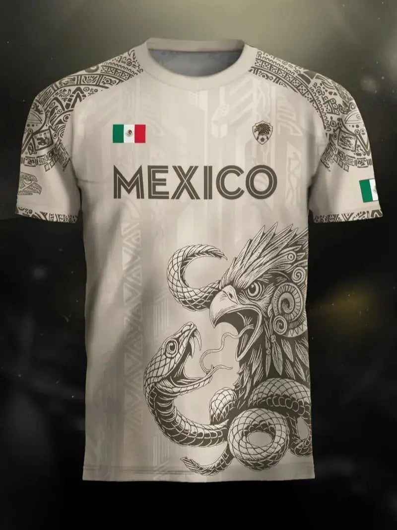 Mexico Aztec Eagle Heritage Soccer Performance Jersey