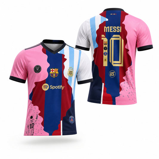 Messi Soccer Jersey Rare Edition – Iconic #10 Player Name & Number Fan Kit