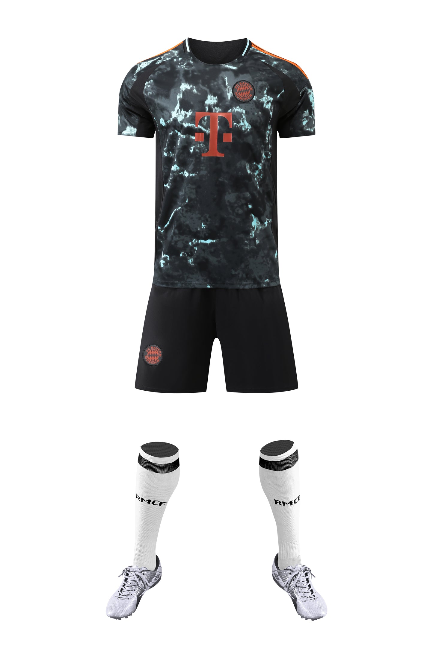 2024-25 Bayern Munich Away Black and Green Jersey