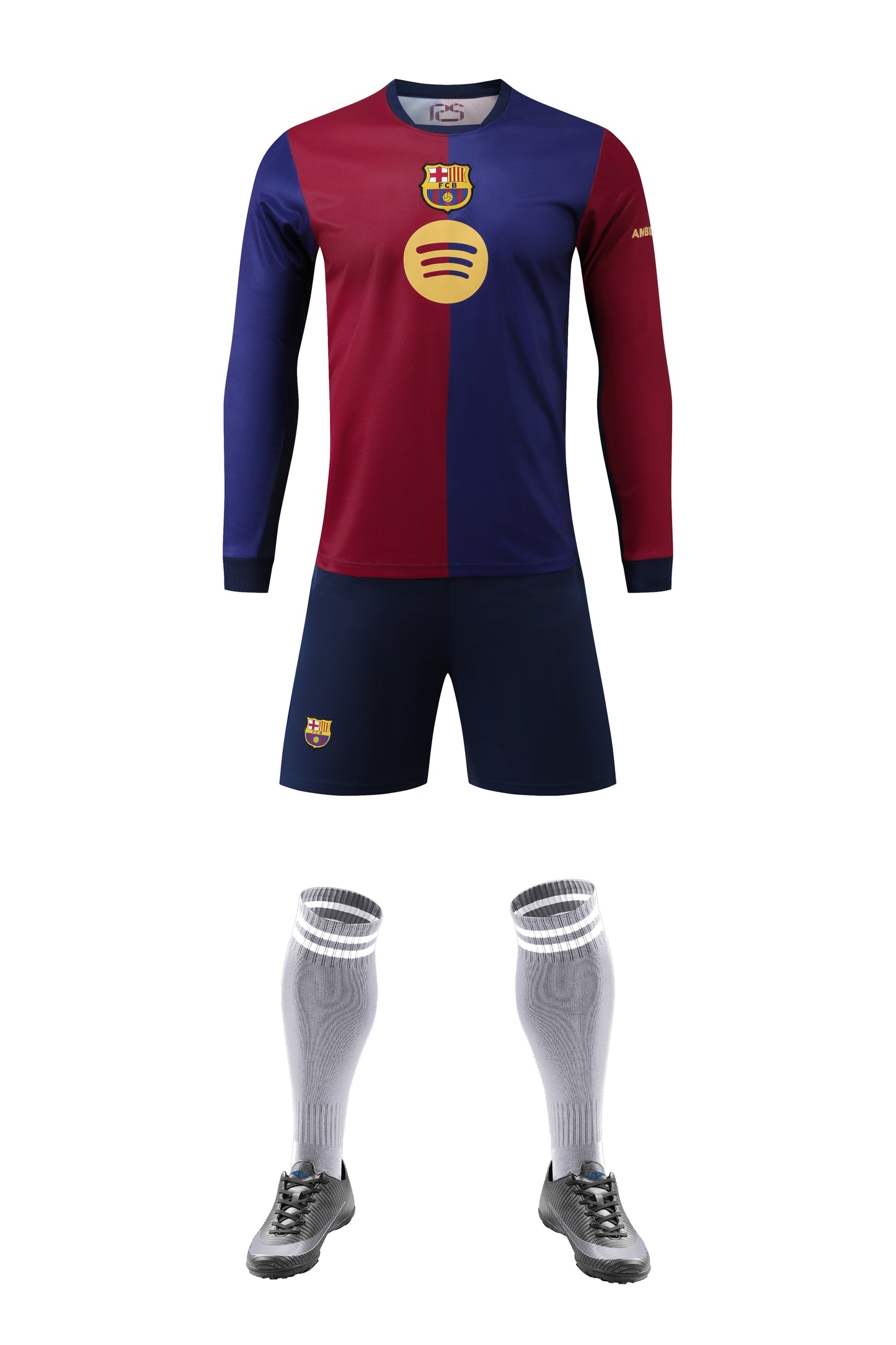 2024-25 Barcelona Home Long Sleeve Jersey