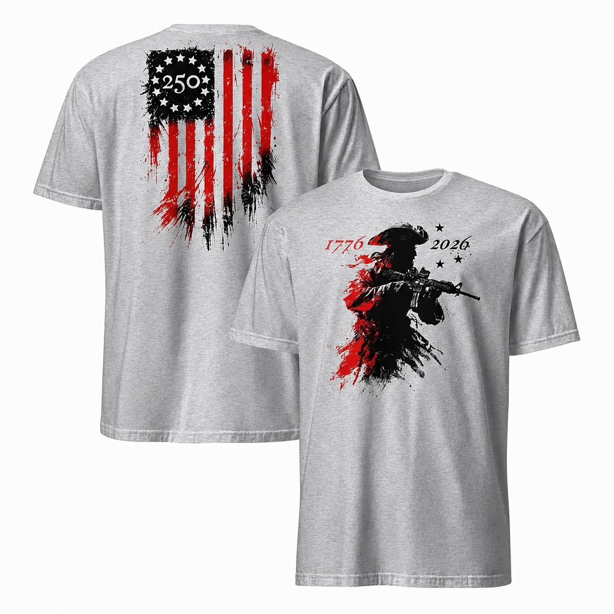 1776-2026 Revolutionary Soldier Patriot T-Shirt