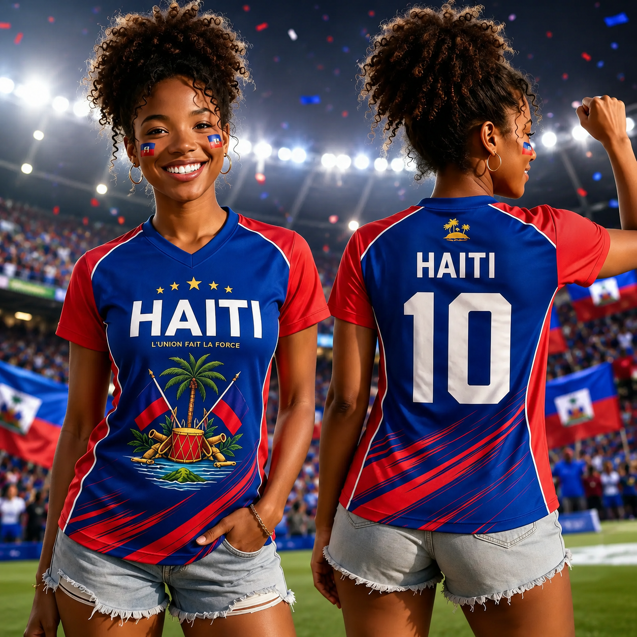 Custom Haiti Soccer Jersey 2026