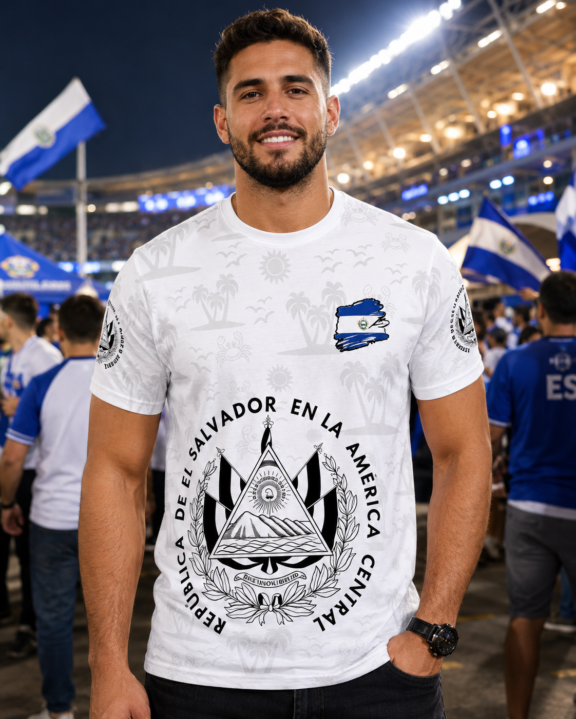 El Salvador Soccer Jersey 2026 World Cup Fan T-Shirt