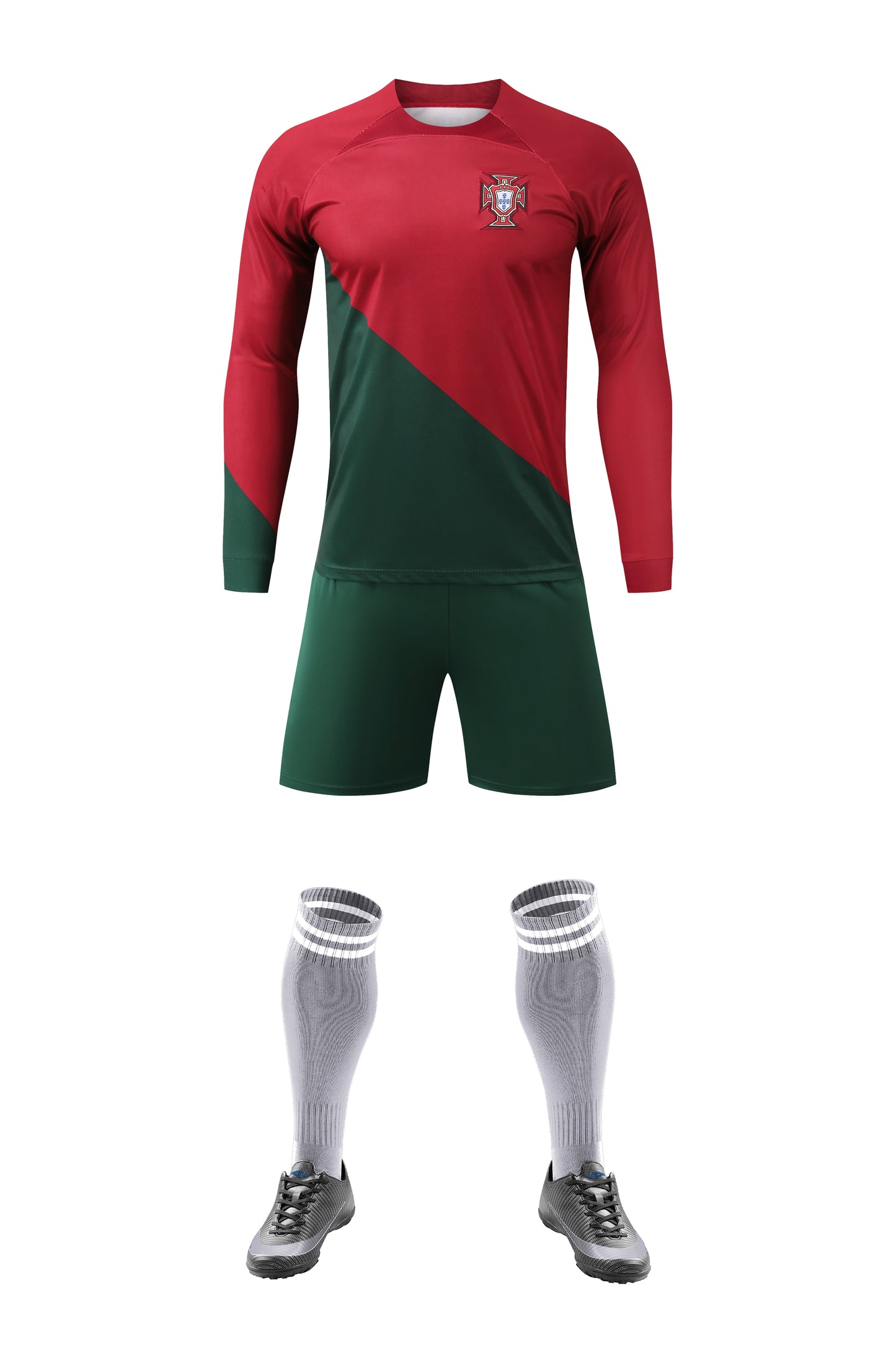 22-23 Portugal Home Long Sleeve Jersey