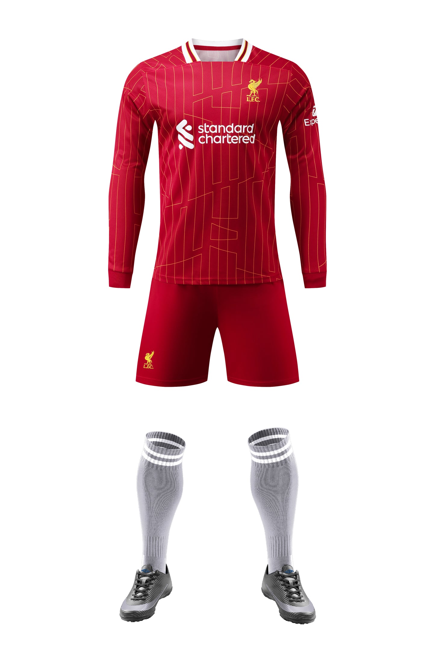 2024-25 Long Sleeve Home Jersey - Red