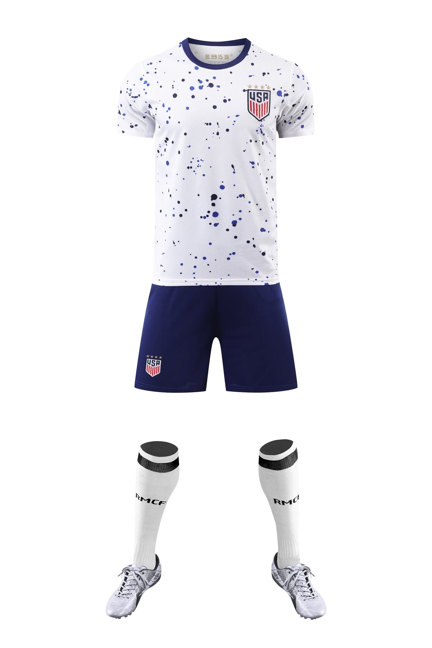 2023-24 USA Women's National Team Home Jersey - White