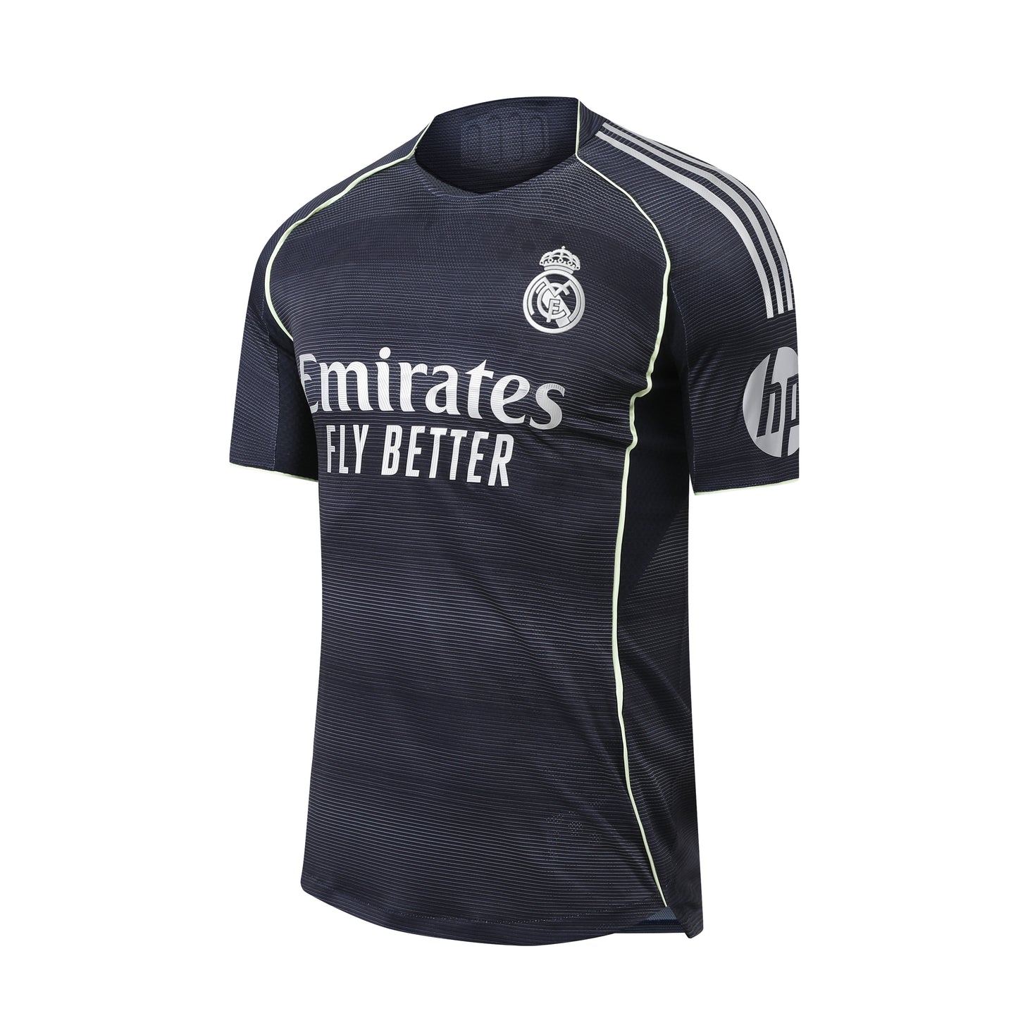 Real Madrid 25-26 Authentic Away Jersey, Cyan