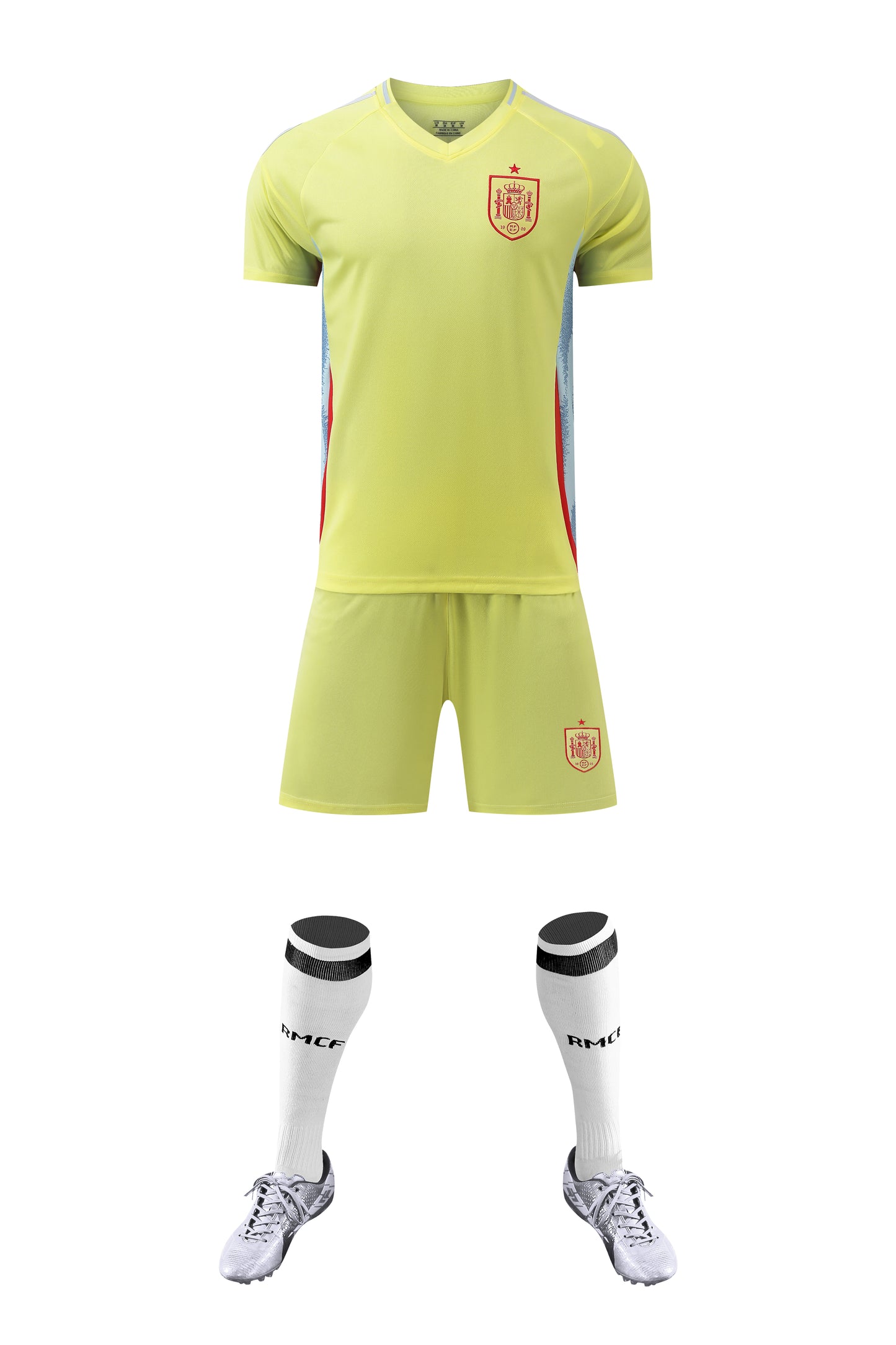 2024-25 Spain Away Jersey - Light Yellow