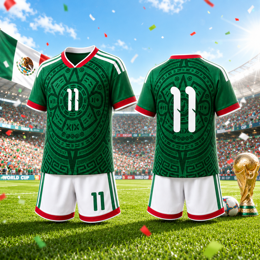 Personalized Mexico World Cup Kids Soccer Set