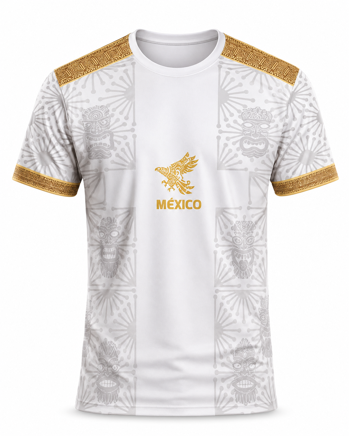 Mexico World Cup Aztec Gold Performance Soccer Jersey