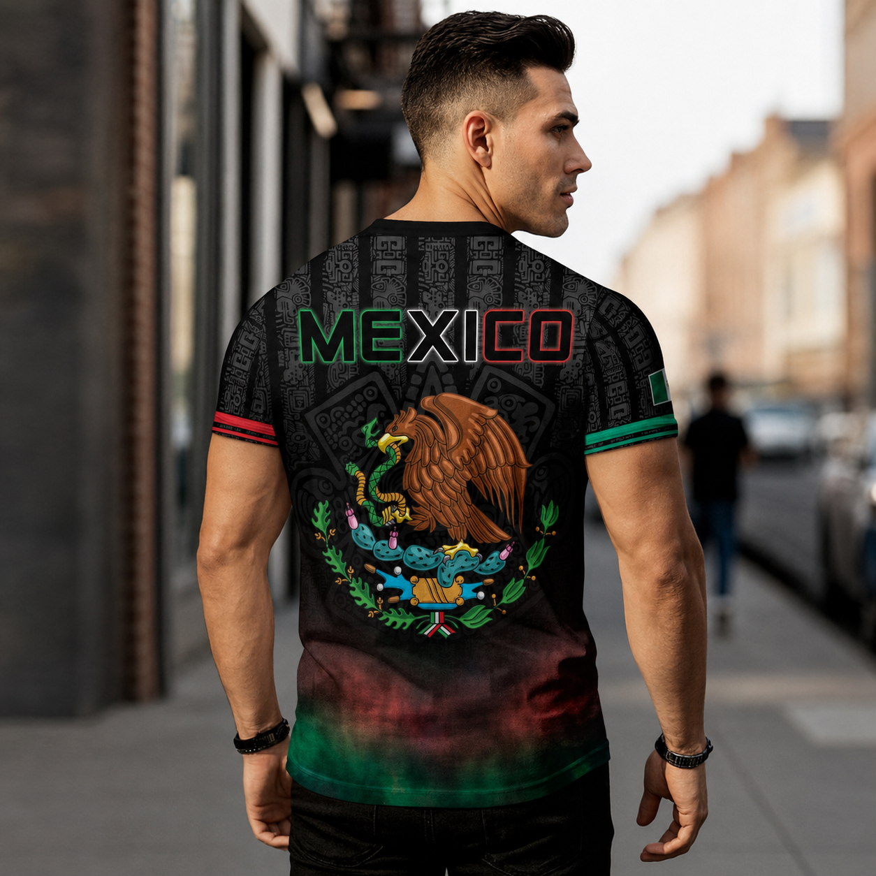 World Cup 2026 Mexico Aztec Warrior & Eagle Heritage Soccer Jersey