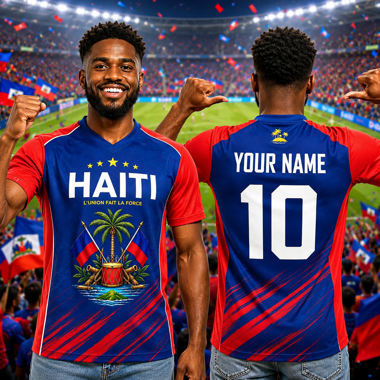 Custom Haiti Soccer Jersey 2026