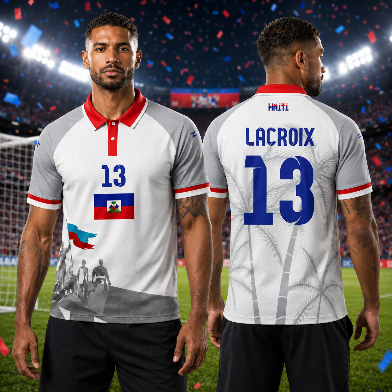 World Cup 2026 Custom Haiti Soccer Shirt