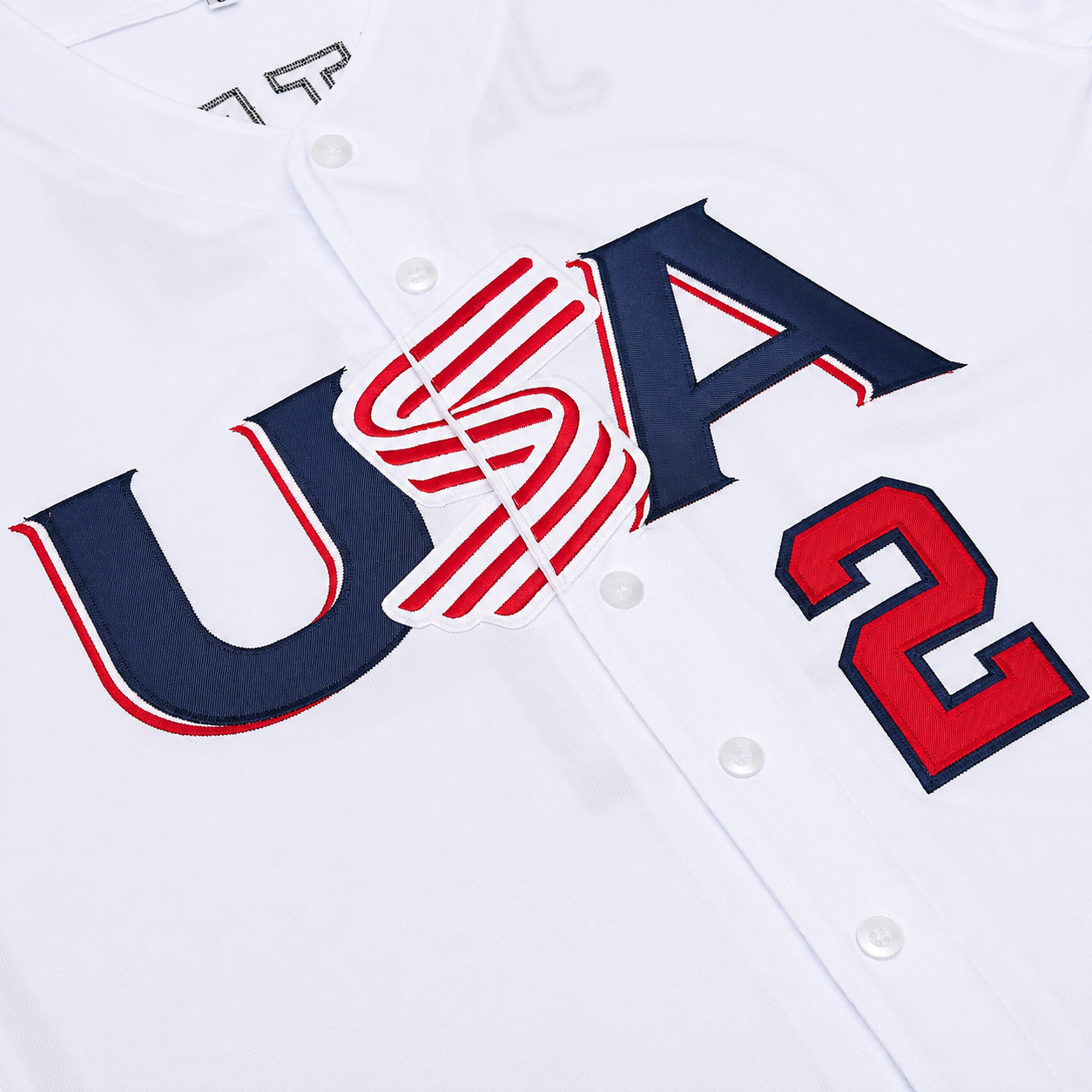 Derek Jeter 2 Team USA Embroidered Baseball Jersey