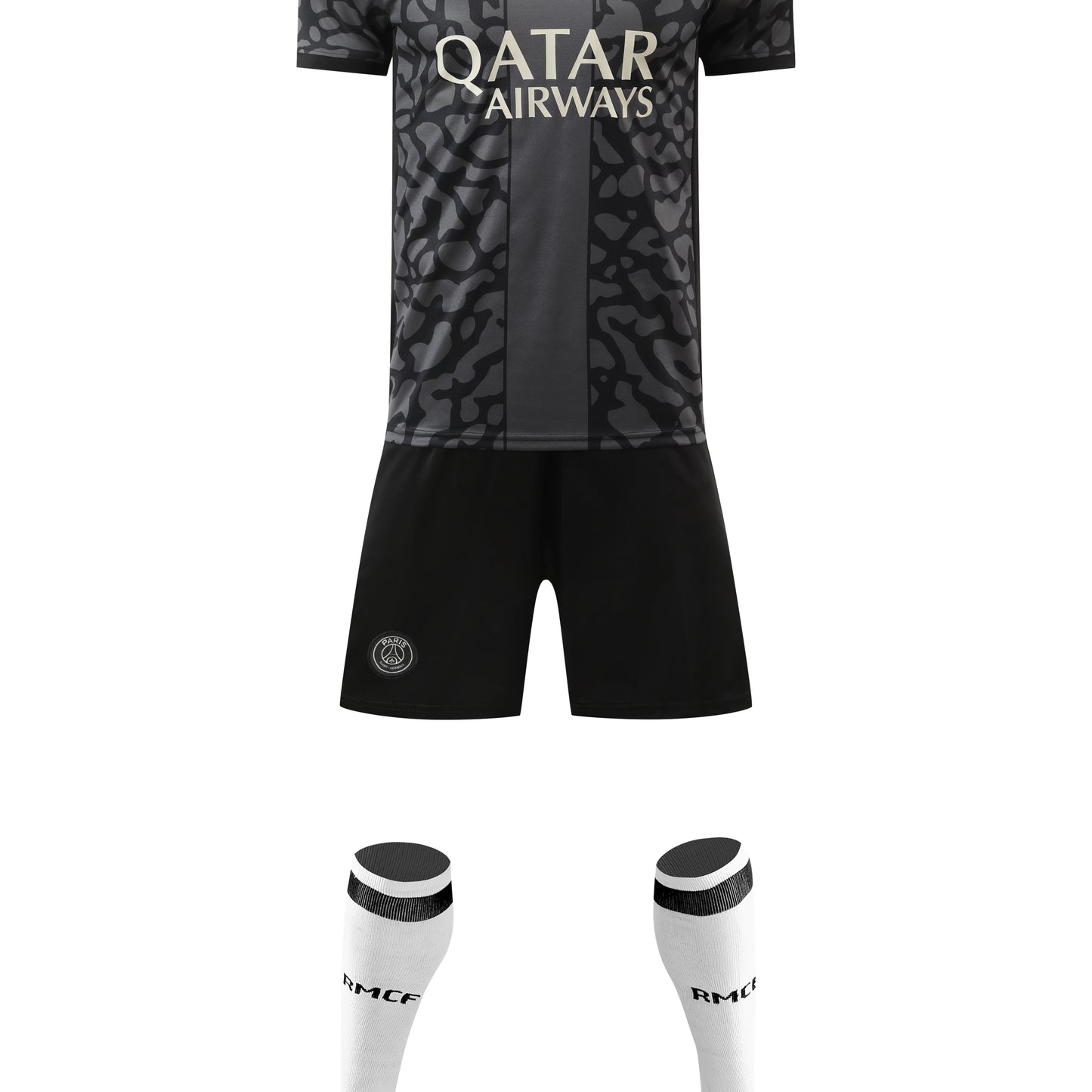 23-24 Paris Saint-Germain Away Black Jersey