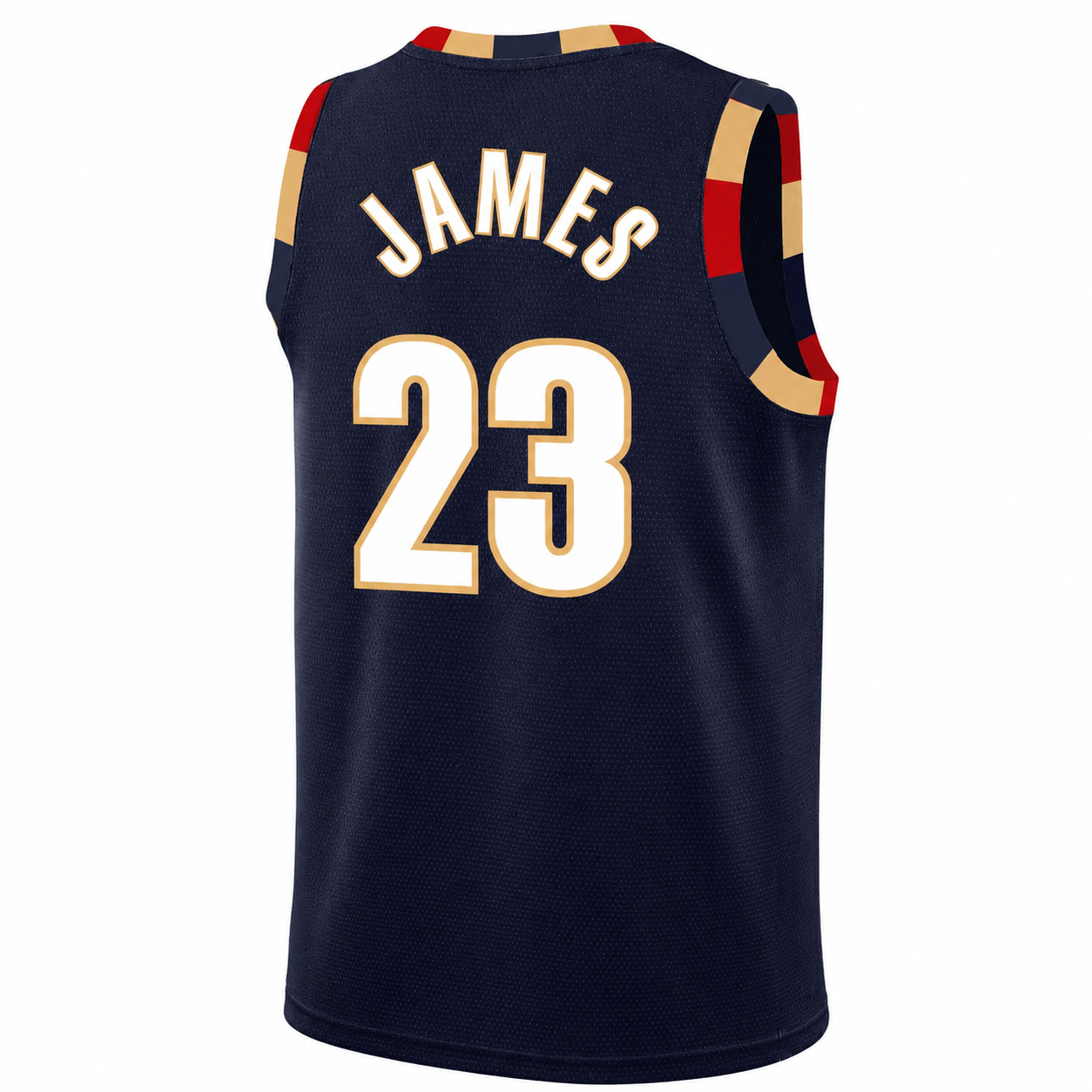 The King's Legacy 23 Cleveland Retro Embroidered Mesh Basketball Jersey