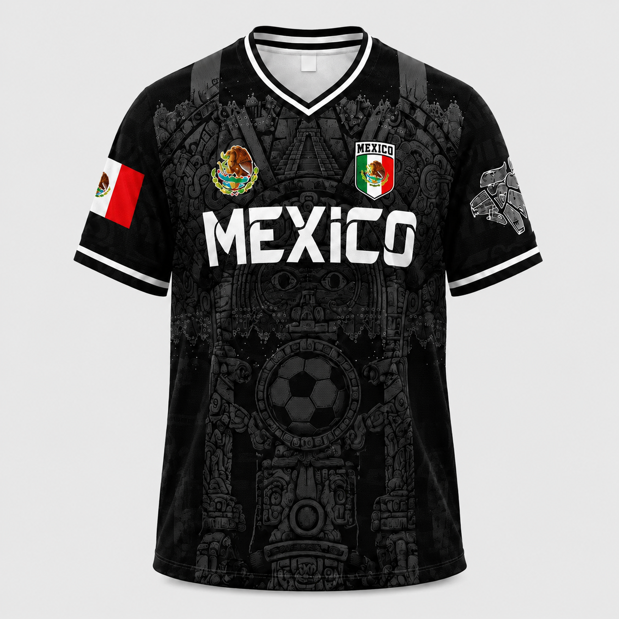 Mexico Retro World Cup Aztec Soccer Jersey