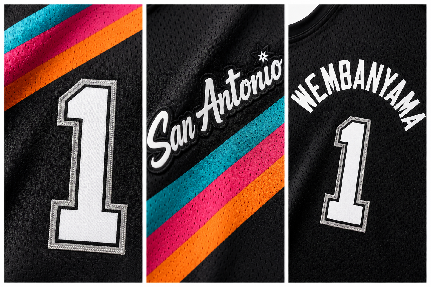 The #1 San Antonio Vintage Embroidered Streetwear Basketball Jersey