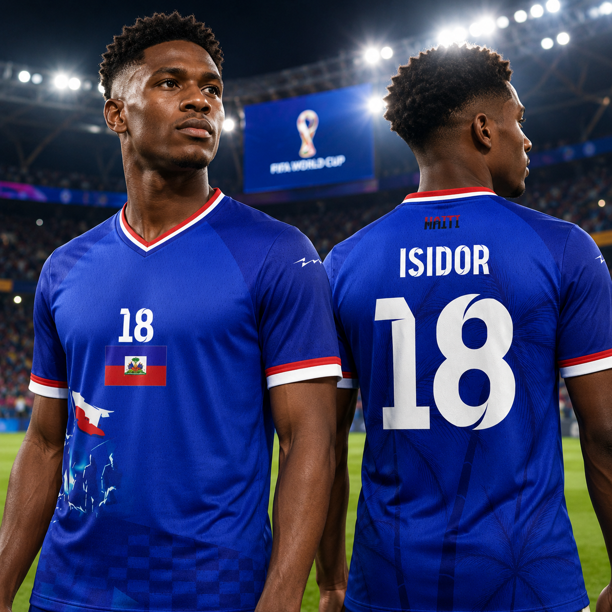 Custom Haiti Soccer Jersey 2026 - World Cup Fan Gear