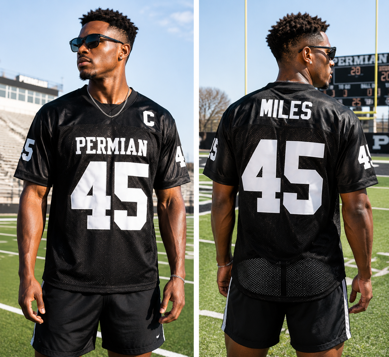 Permian Friday Night Lights 45 Boobie Miles Football Jersey