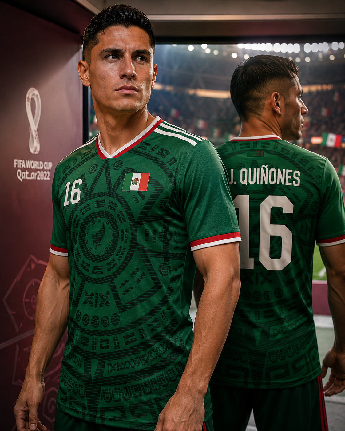 Custom 2026 Mexico Home Soccer Jersey