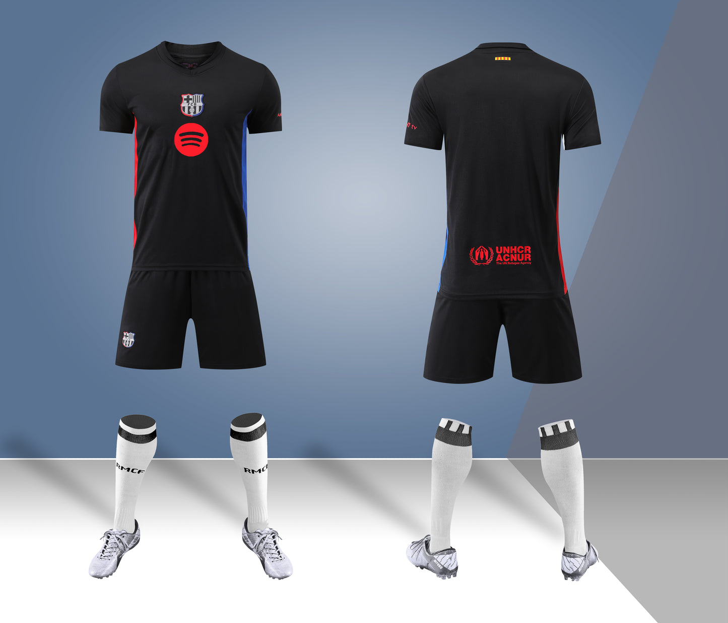 2024-25 Barcelona Away Black Jersey