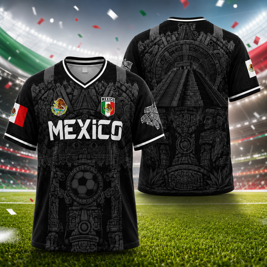 Mexico Retro World Cup Aztec Soccer Jersey