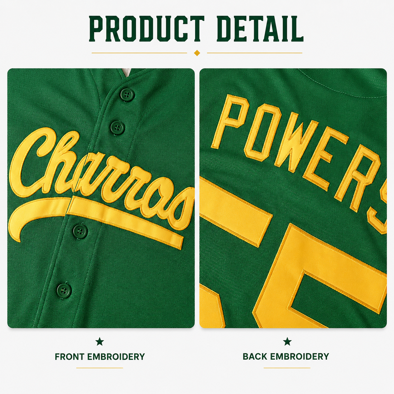 Kenny Powers 55 Embroidered Baseball Jersey – Charros Vintage Movie