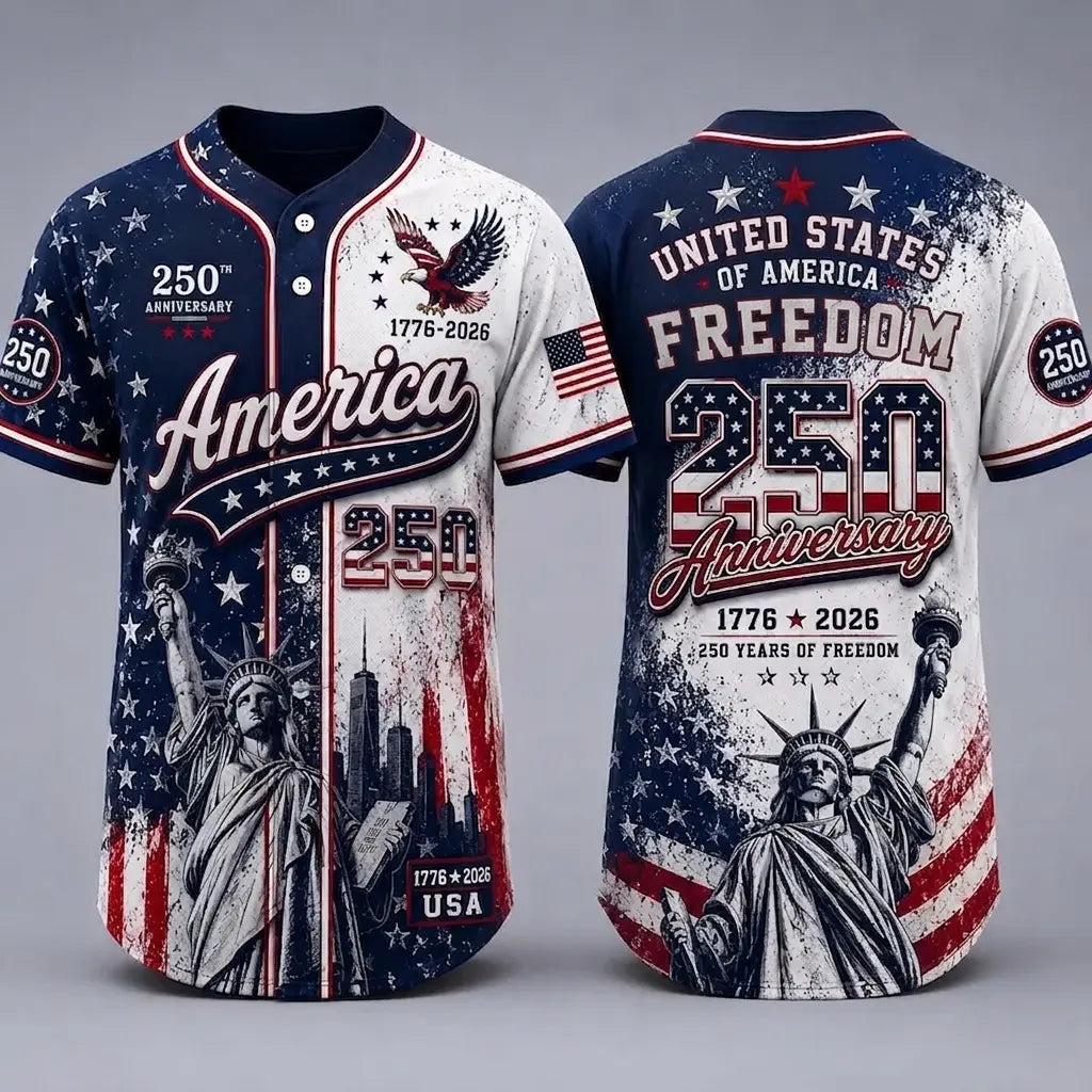 USA 250th Anniversary Baseball Jersey