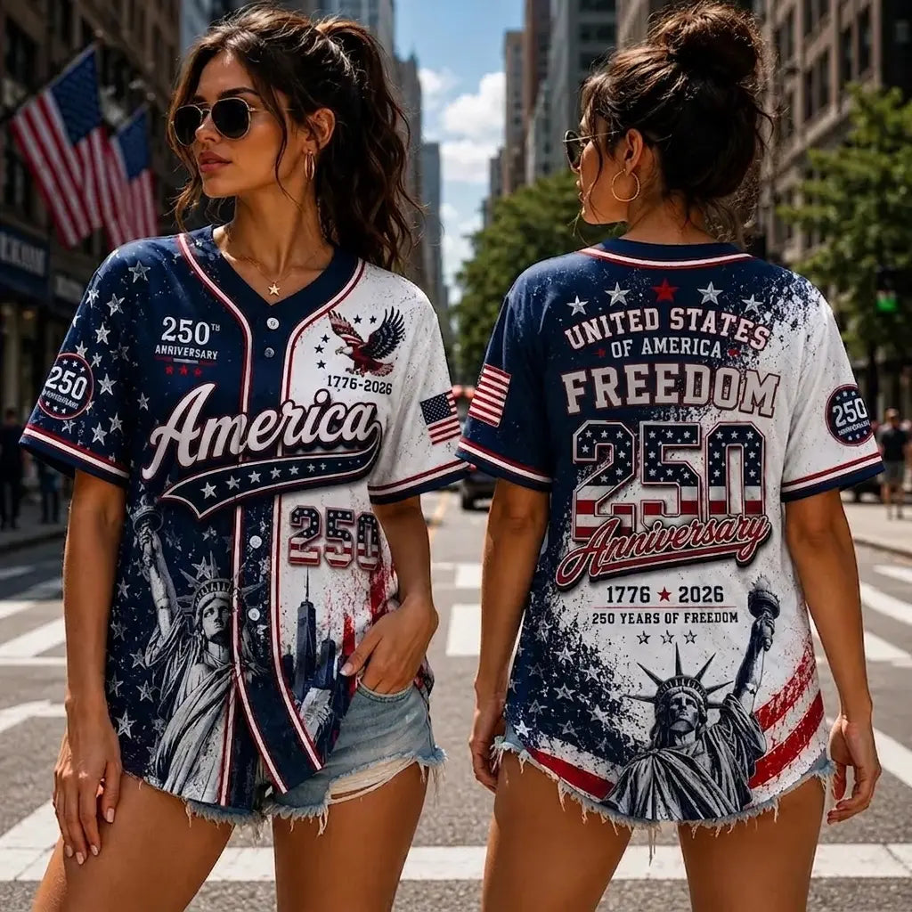 USA 250th Anniversary Baseball Jersey