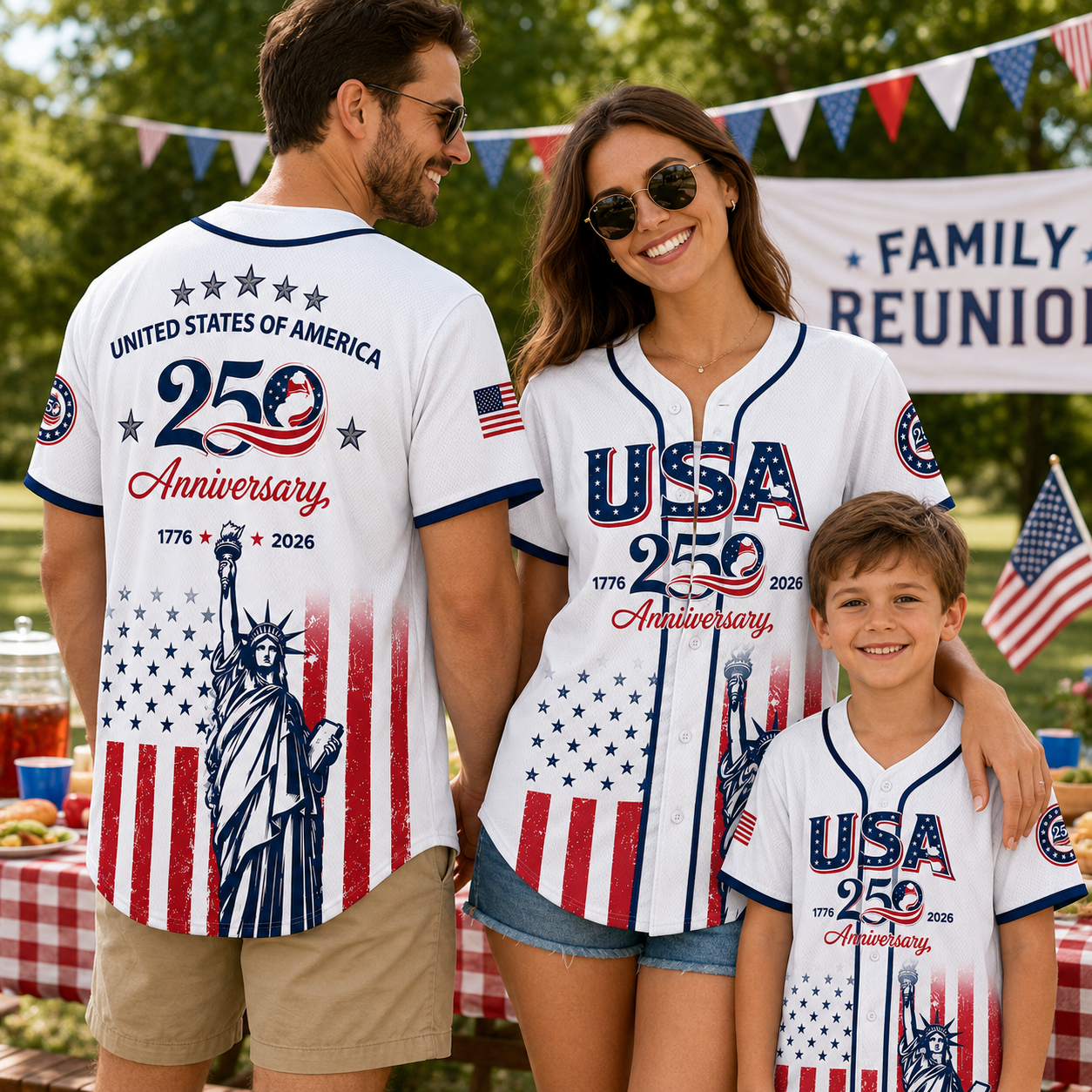 USA 250th Anniversary Baseball Jersey