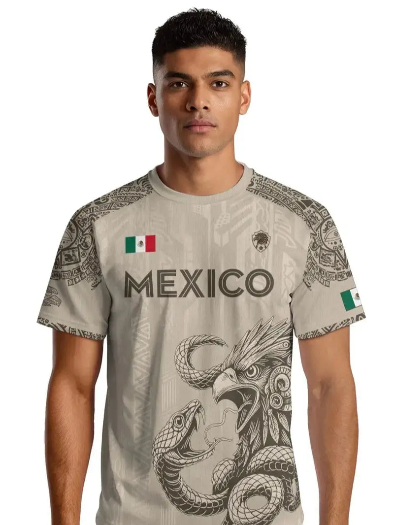 Mexico Aztec Eagle Heritage Soccer Performance Jersey