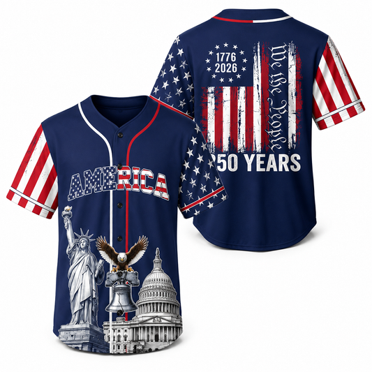 USA 250 Years Baseball Jersey