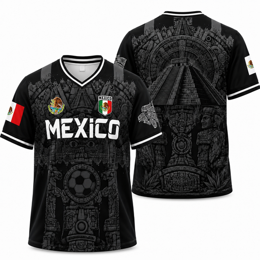 Mexico Retro World Cup Aztec Soccer Jersey