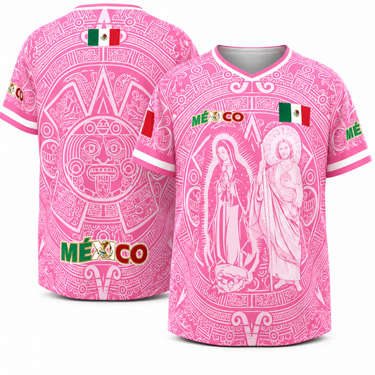 Pink Passion - Mexico Retro World Cup Soccer Jersey 2026
