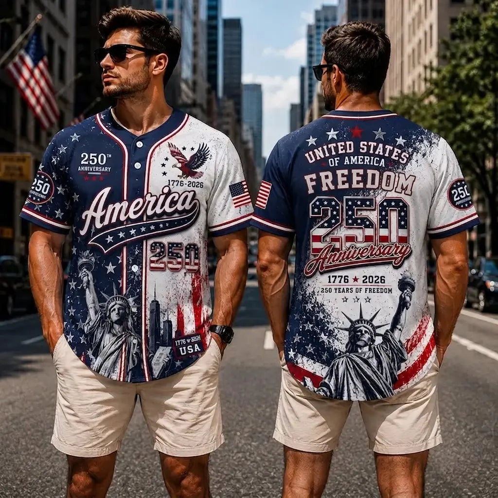 USA 250th Anniversary Baseball Jersey