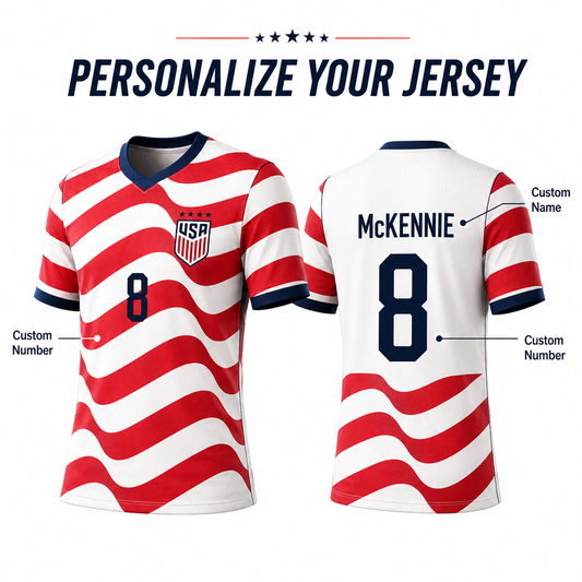Custom USA Soccer Retro Jersey