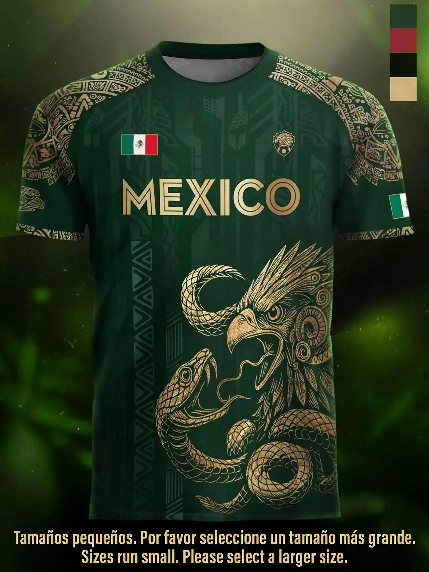 Mexico Aztec Eagle Soccer Jersey – 2026 Match Day Fan Shirt 🇲🇽