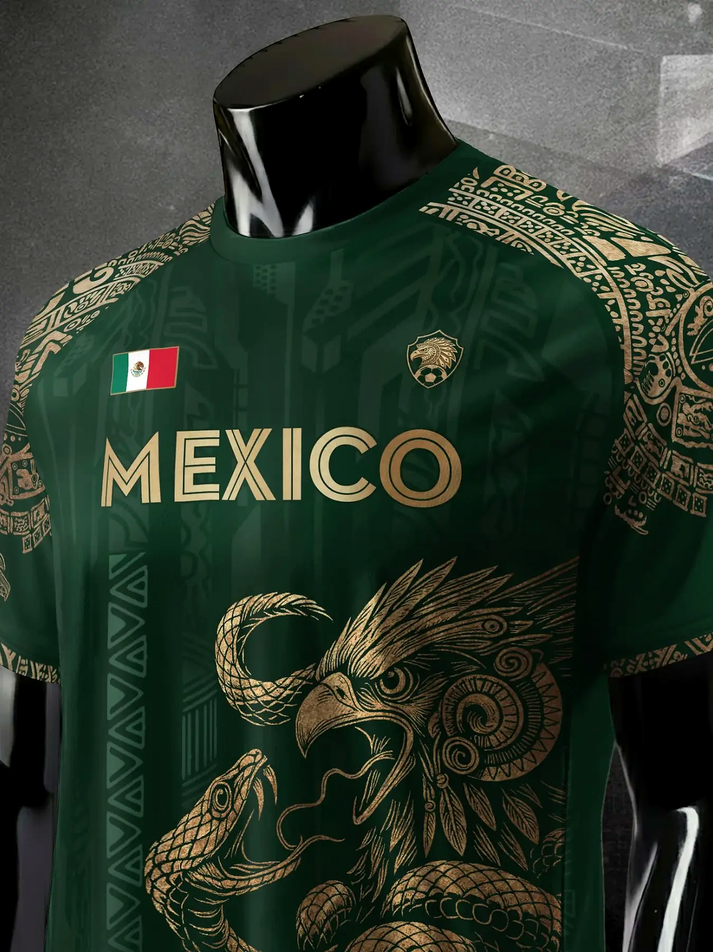 Mexico Aztec Eagle Soccer Jersey – 2026 Match Day Fan Shirt 🇲🇽